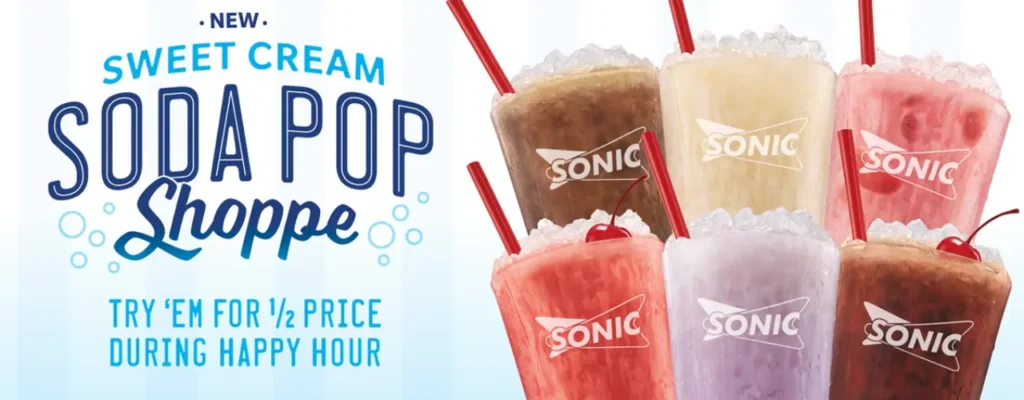 Chilled Soda Pop Shoppe Of Happy Hour for Sonic
