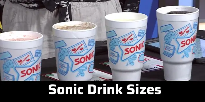 Sonic Drink Sizes